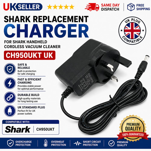 Shark replacement charger - charger, for